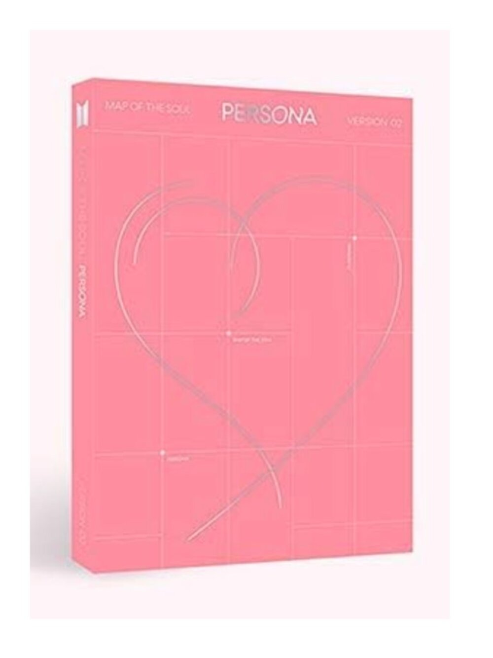 BTS - Map of Soul: PERSONA Version 02 Pink Kpop CD Factory Sealed + V Acrylic Ke